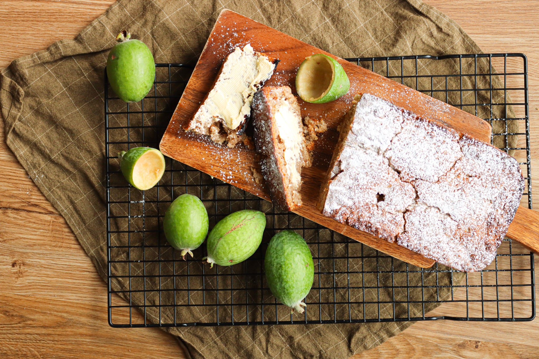 Raw Feijoa Kiwifruit Cake for Mother's Day - Ascension Kitchen